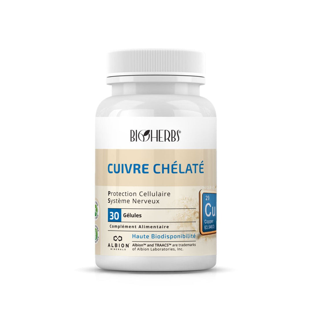 Cuivre Chélaté - BioHerbs Tunisie
