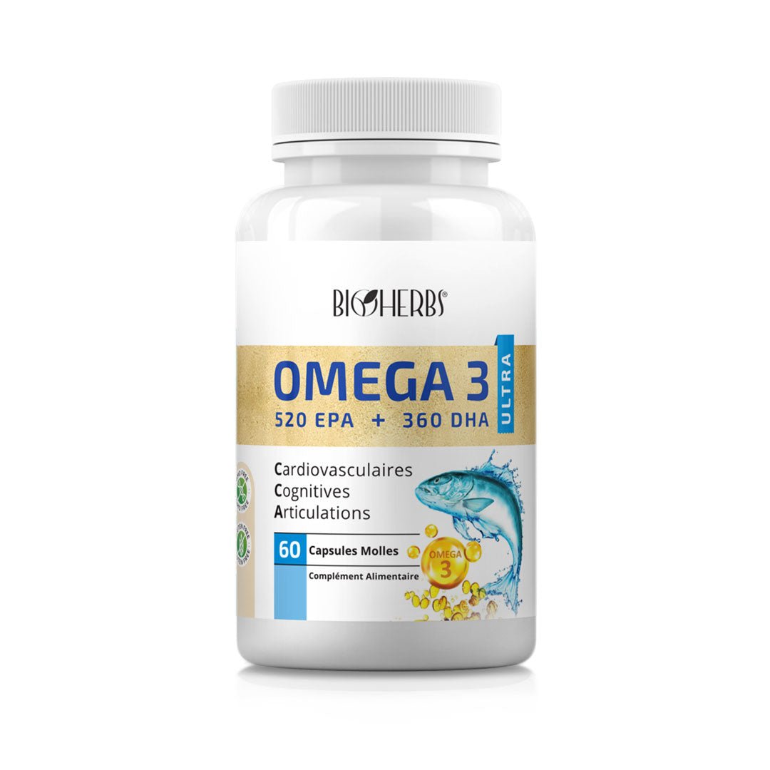 OMÉGA 3 ULTRA - BioHerbs Tunisie