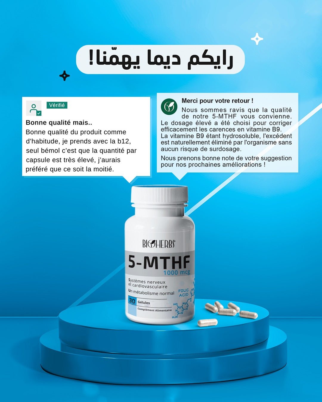 5-MTHF : Vitamine B9