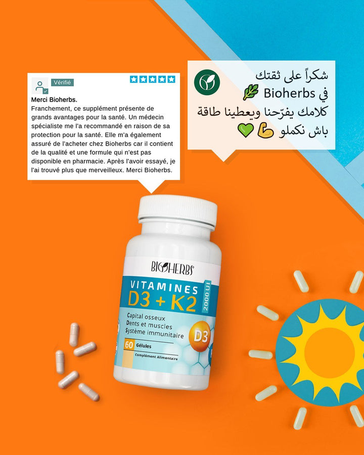Vitamines D3+K2