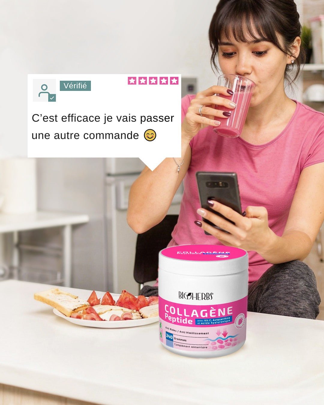 Collagène Peptides Poudre