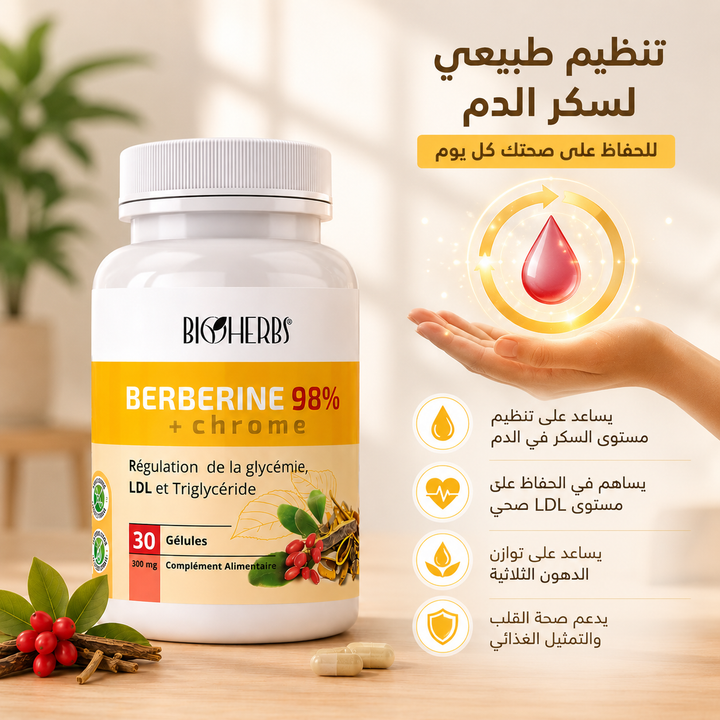 Berberine 98% + Chrome