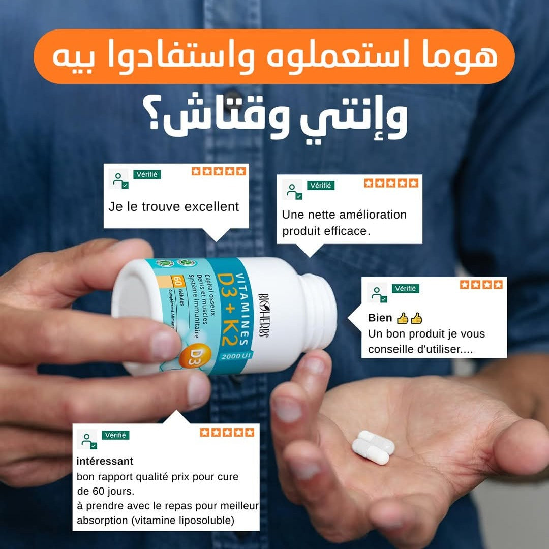 Vitamines D3+K2